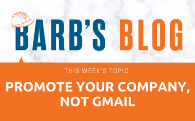 Promote Your Company, Not Gmail
