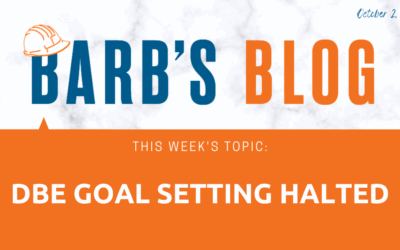 US DOT Halts DBE Project  Goal Setting