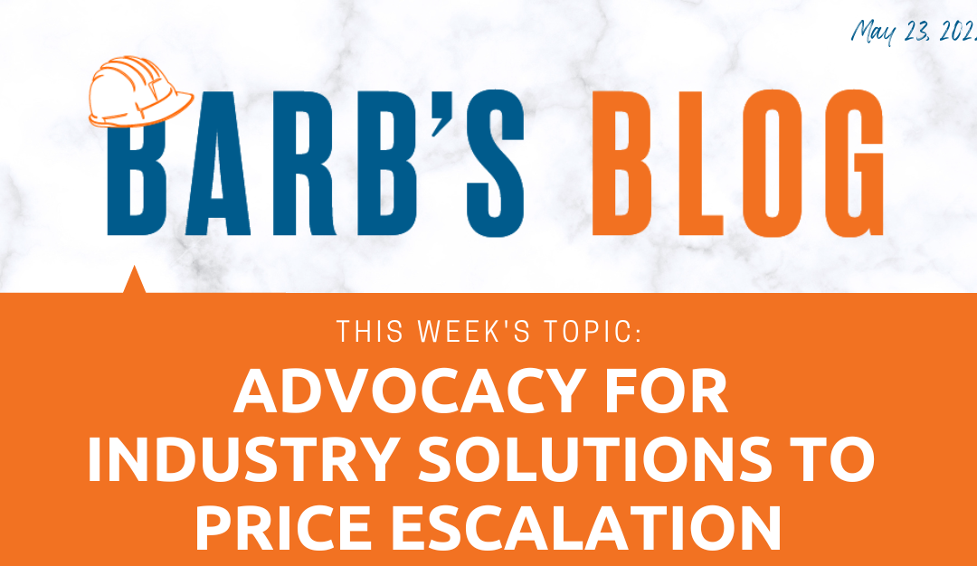 Advocacy for Industry Solutions to Price Escalation