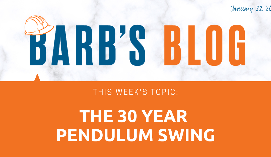 The 30 Year Pendulum Swing