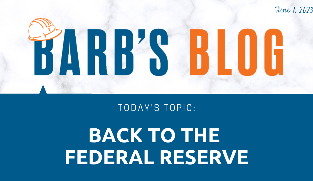 Back to the Federal Reserve