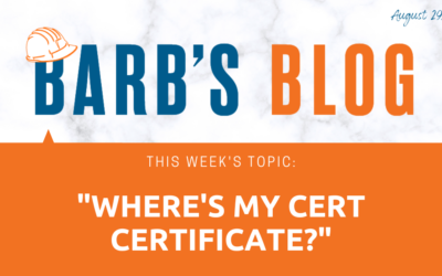 Where’s My CERT Certificate?
