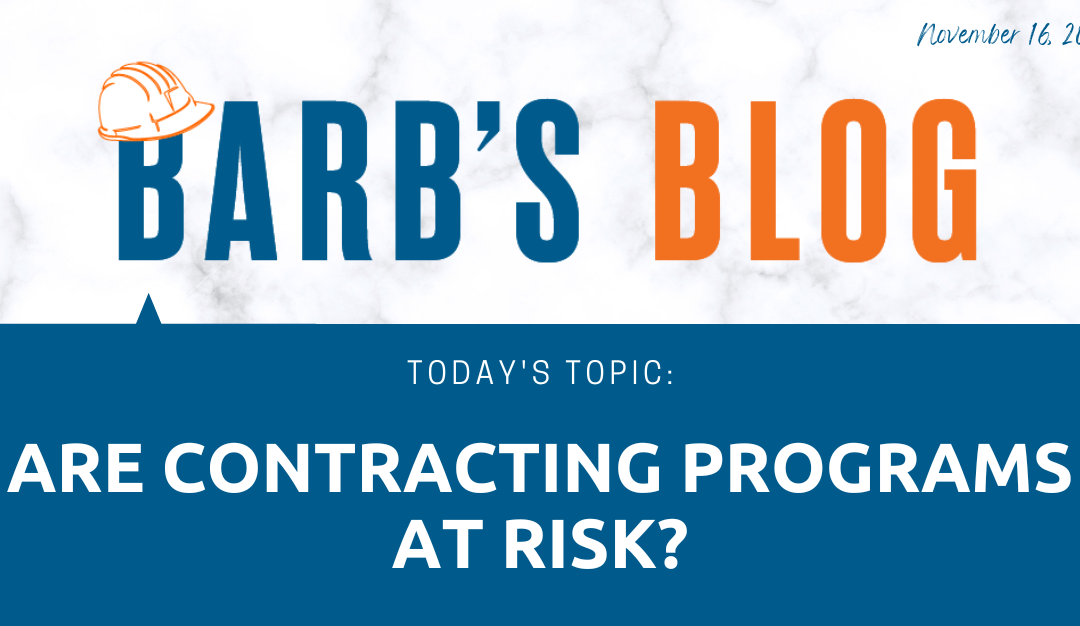 Are Contracting Programs at Risk