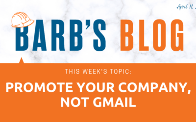Promote Your Company, Not Gmail